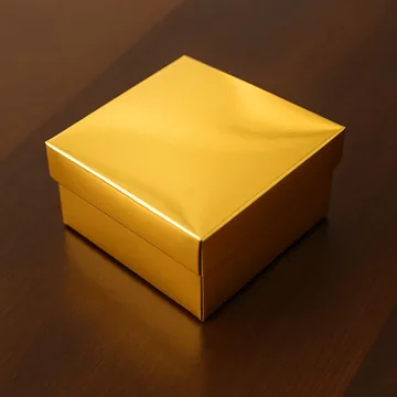 Caixa de Presente para Joias em Dourado e Prata | Kit com 10 Unidades - Tamanhos P e M